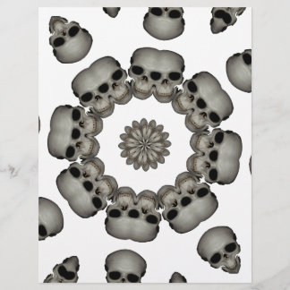 Creepy Human Skull Mandala