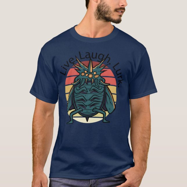 Creepy insect quote Creepy insect quote inspiratio T Shirt (Framsida)