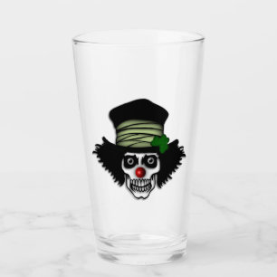 Creepy Irish Skeleton Clown Glaskopp