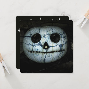 Creepy Jack-o-Lantern Halloween Inbjudningar