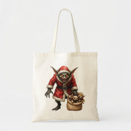 Creepy jul Goblin - Mörk Fantasy Evil Santa Tygkasse
