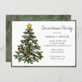 Creepy JULAFTON | Grunge Julgran, mycket gotisk Julkort