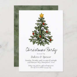 Creepy JULAFTON | Grunge Julgran, mycket gotisk Julkort