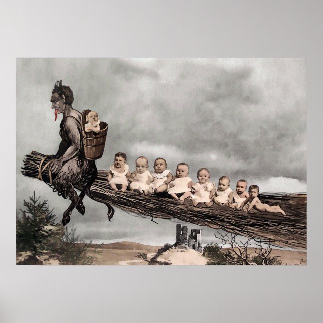 Creepy Krampus Poster (Framsidan)