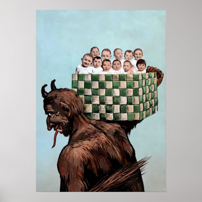 Creepy Krampus Poster (Framsidan)