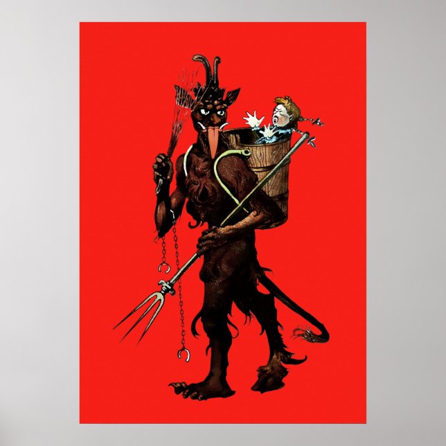 Creepy Krampus Poster (Framsidan)