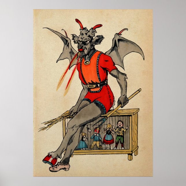 Creepy Krampus Poster (Framsidan)