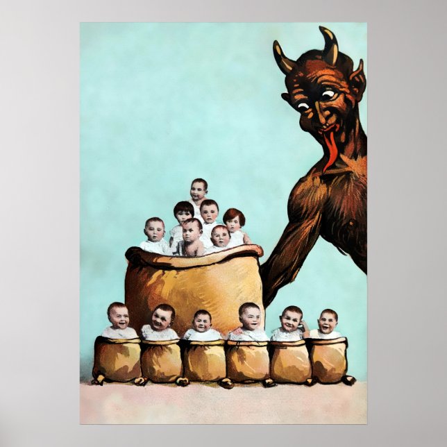 Creepy Krampus Poster (Framsidan)