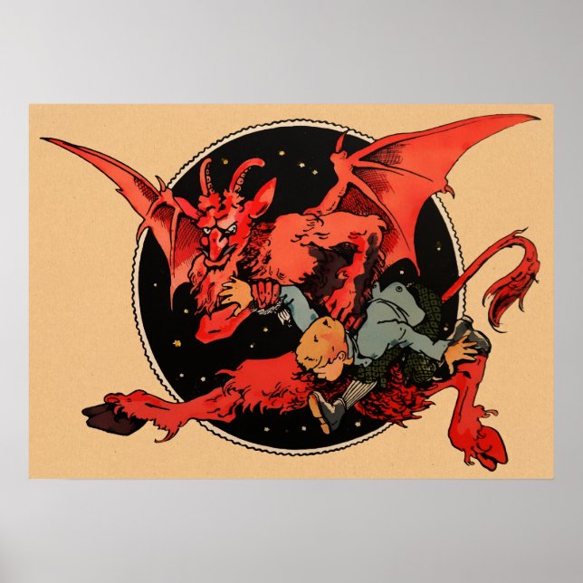 Creepy Krampus Poster (Framsidan)