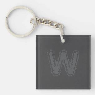 Creepy Monogram Grått på Grått