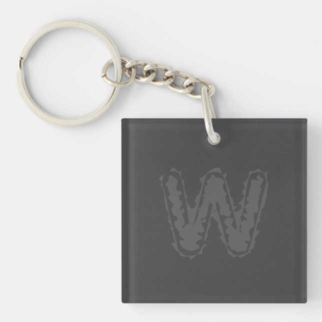 Creepy Monogram Grått på Grått (Framsidan)