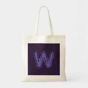 Creepy Monogram Lila på Lila Tygkasse