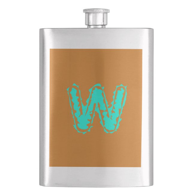 Creepy Monogram Toxic-Grönt på Orange Fickplunta (Framsidan)