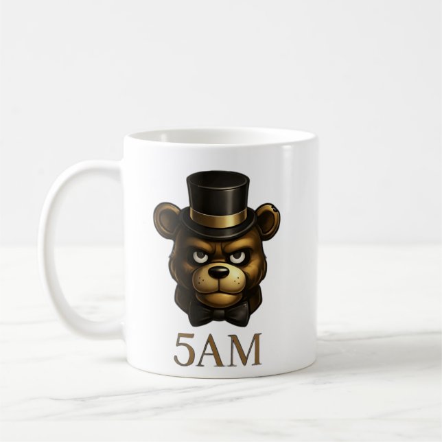 Creepy Night Animatronic Bear Mug Kaffemugg (Vänster)