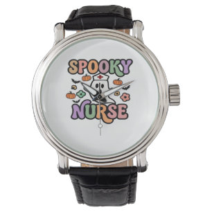 Creepy Nurse Classic T-Shirt Armbandsur