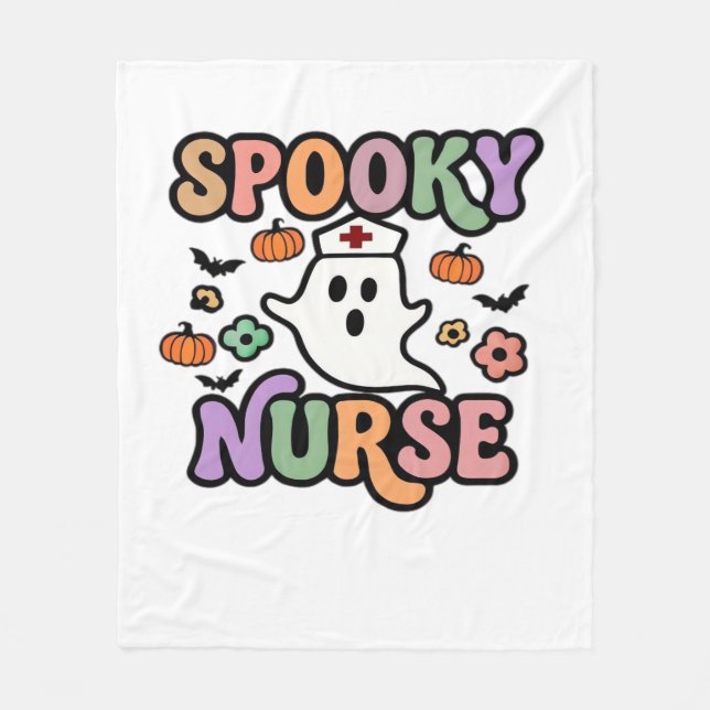 Creepy Nurse Classic T-Shirt Fleecefilt (Framsidan)