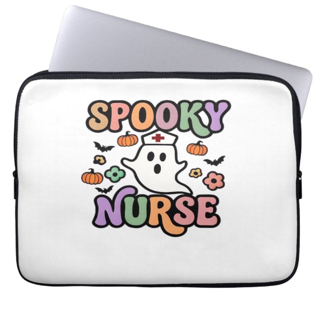 Creepy Nurse Classic T-Shirt Laptop Fodral (Framsidan)