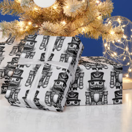 Creepy Nutcracker Presentpapper