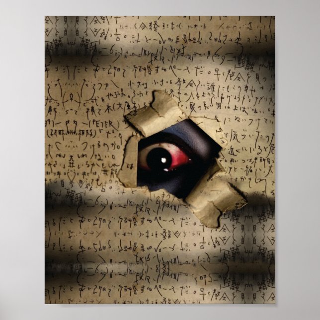 Creepy Öga V02 Poster (Framsidan)