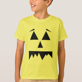 Creepy Pumpkin Ansikte Halloween Spooky T Shirt