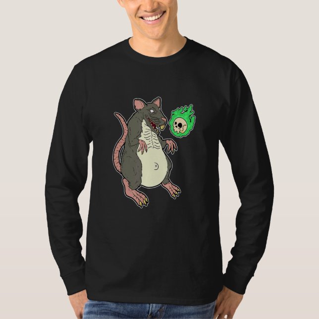 Creepy Ratzilla T Shirt (Framsida)