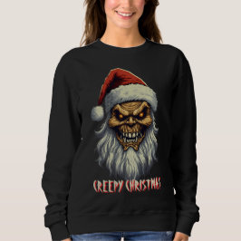 Creepy Santa jul T Shirt