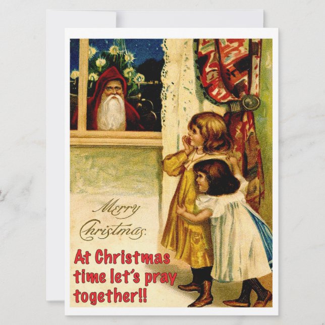 Creepy Santa Kort (Framsida)