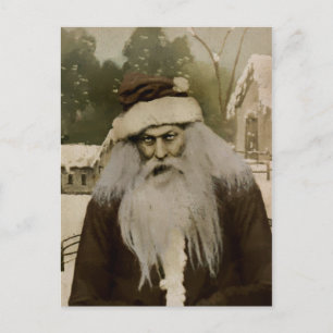 Creepy Santa Postcard Vykort
