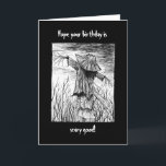 Creepy Scary Goth Horror Fågelskrämma Birthday Kort<br><div class="desc">MiKa Art Zazzle-butiken har något för alla, från fånigets skämt till seriöst romantiskt påstående. Canadiana, japanska presenter, smycken, fodral för elektronisk utrustning, roligt, mugg kopp, prydnadsföremål, kort och poster... Ta lite tid och se dig om. Du kanske till och med hittar något du inte visste att du ville! Jag är...</div>