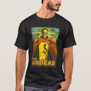 Creepy Skeleton Halloween Monster Horror Movie T Shirt