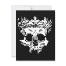 Creepy Skeleton Head på en