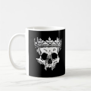 Creepy Skeleton Head på en Kaffemugg