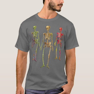 Creepy Skeletons go Trick eller Behandling  T Shirt