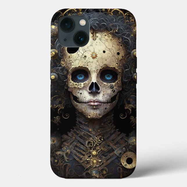 Creepy Skull Gothic Mörk Fantasy Art (Baksida)