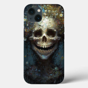 Creepy Skull Gothic Mörk Fantasy Art Fodral-Mate i