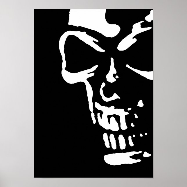 Creepy Skull Poster (Framsidan)