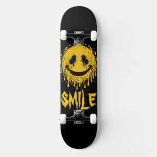 Creepy Smile Mini Skateboard Bräda 18,5 Cm