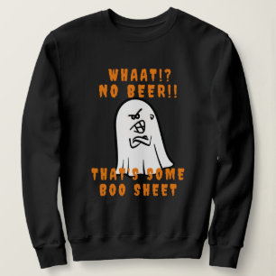 Creepy som är Boo Lakan White Halloween Ghost T Shirt