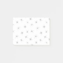 Creepy Spiders Black and White Patterned