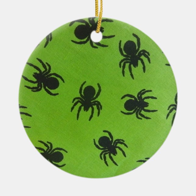 Creepy Spiders Julgransprydnad Keramik (Framsidan)