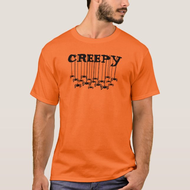 Creepy Spiders Tee Shirt (Framsida)