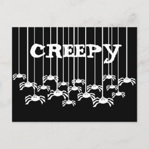 Creepy Spiders Vykort