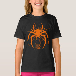Creepy Spindelnät "Bus eller godis" Halloween T Shirt