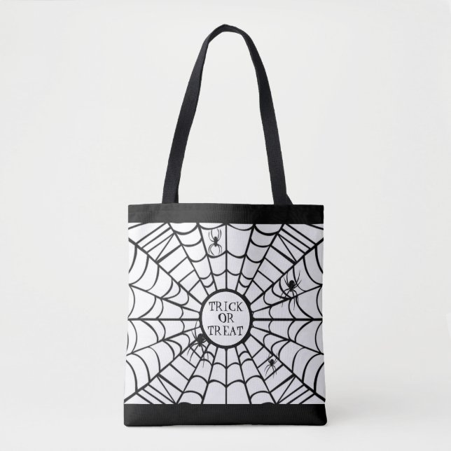 Creepy-Spindelnät Tygkasse (Framsida)