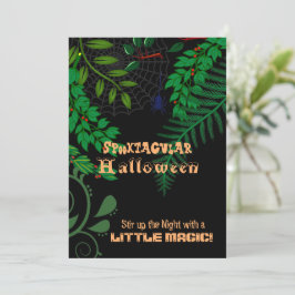Creepy Spooktacular Mörk Night Halloween Greenery
