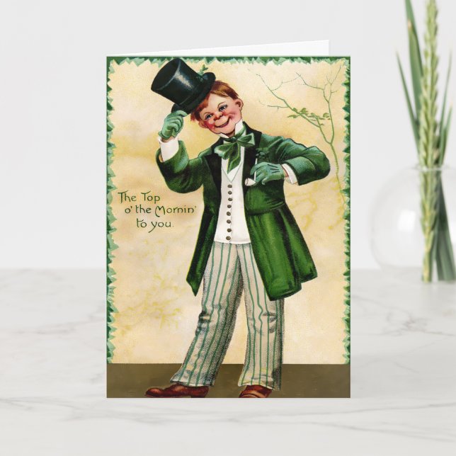 Creepy St. Patrick-Day Card Helgkort (Framsida)