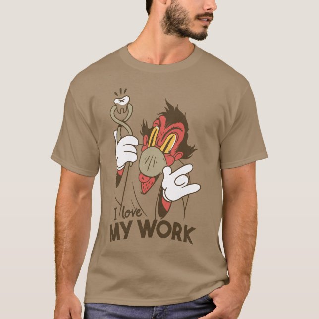 Creepy-tandläkare T Shirt (Framsida)