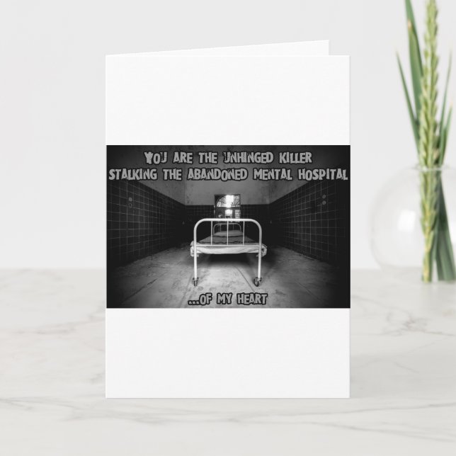 Creepy Valentine Helgkort (Framsida)