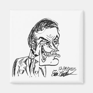 creepy villain cartoon magnet