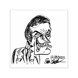 creepy villain cartoon självfärgande stämpel